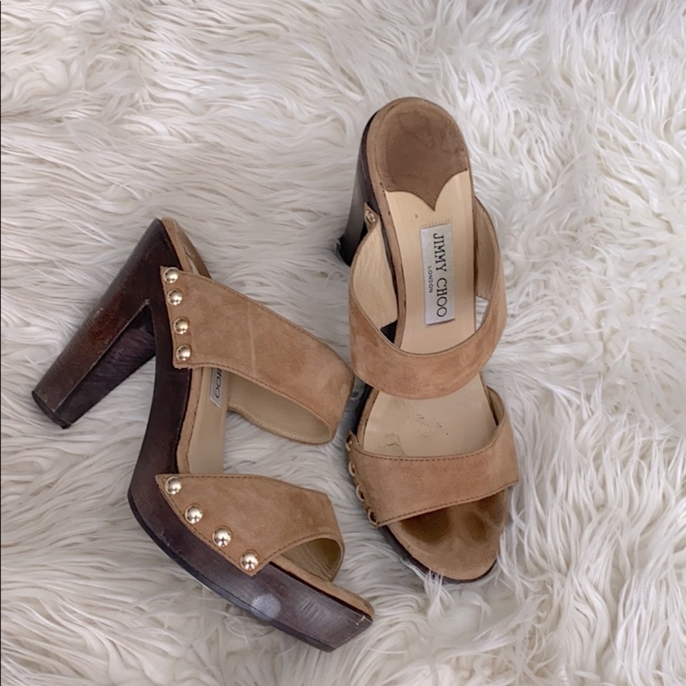 Authentic Jimmy Choo Ulrika Clog Heels